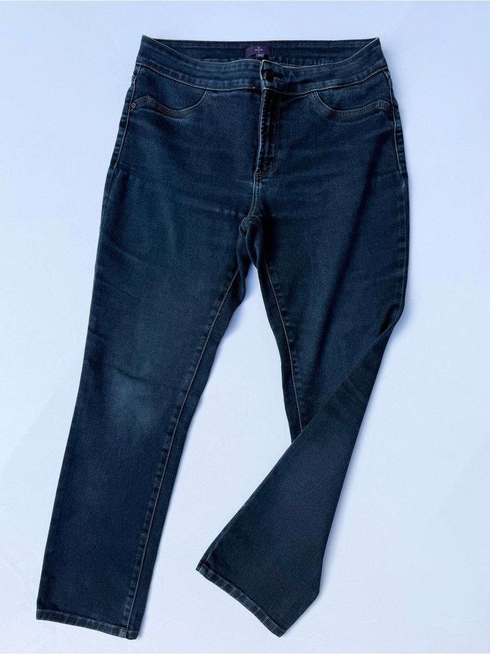 NYDJ Jeans 8 Petite Straight Leg Dark Blue NWOT